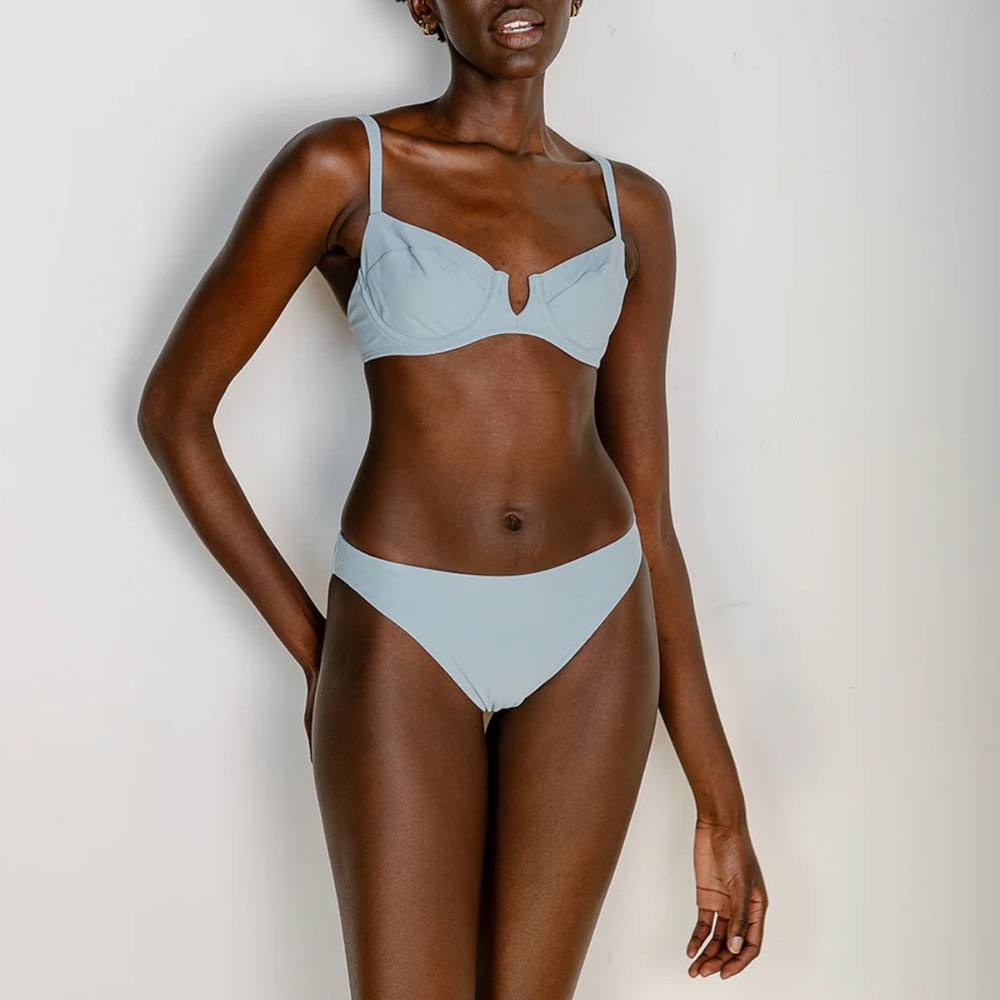 NWT Prairie Swim capri bikini set in seaglass, size S